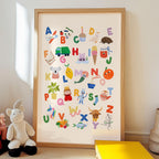 Playful Rainbow ABC Print