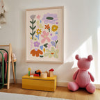 Boho Floral Nursery Print