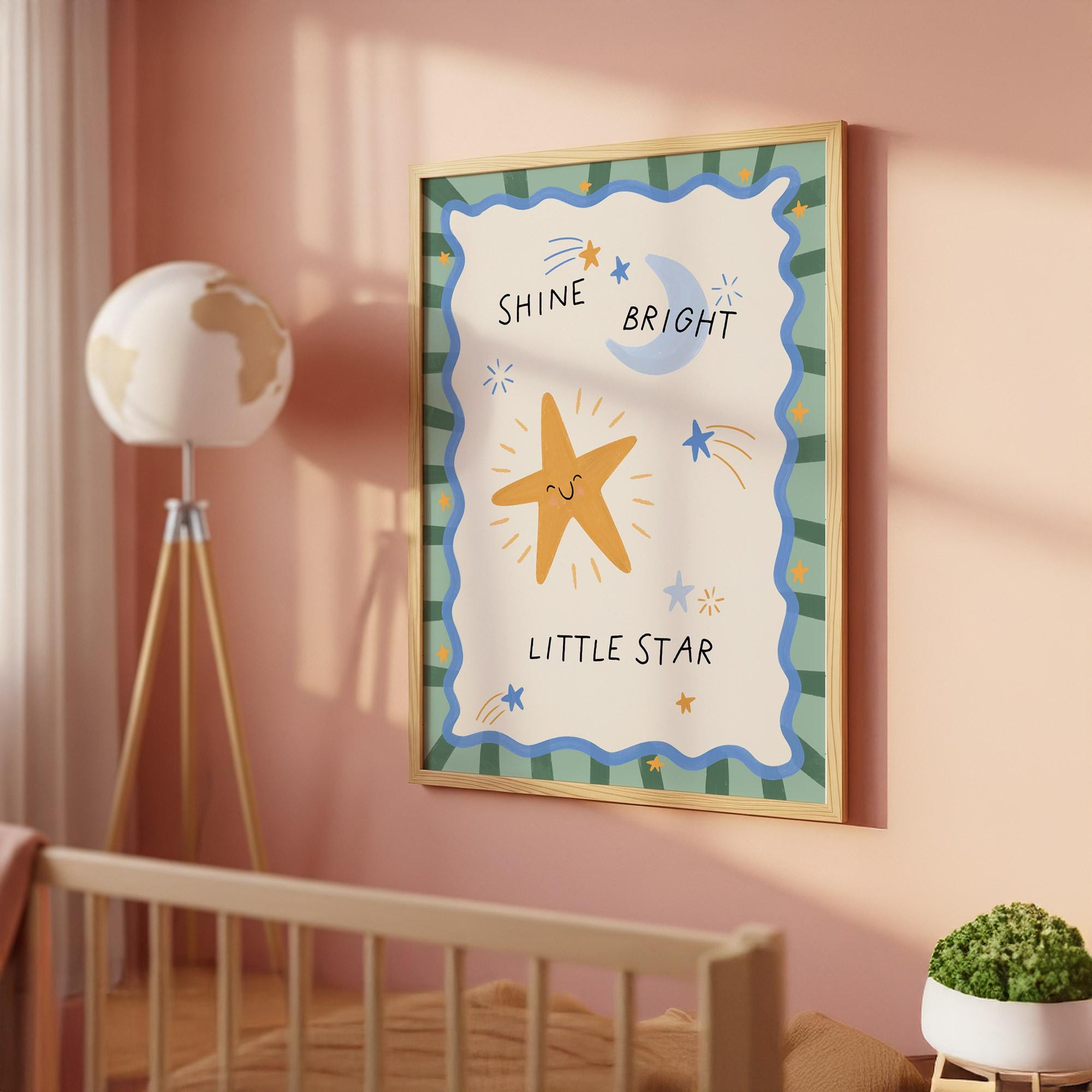 Shine Bright Little Star Print