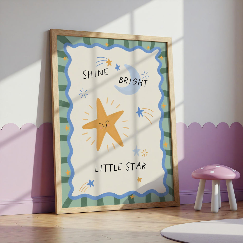 Shine Bright Little Star Print