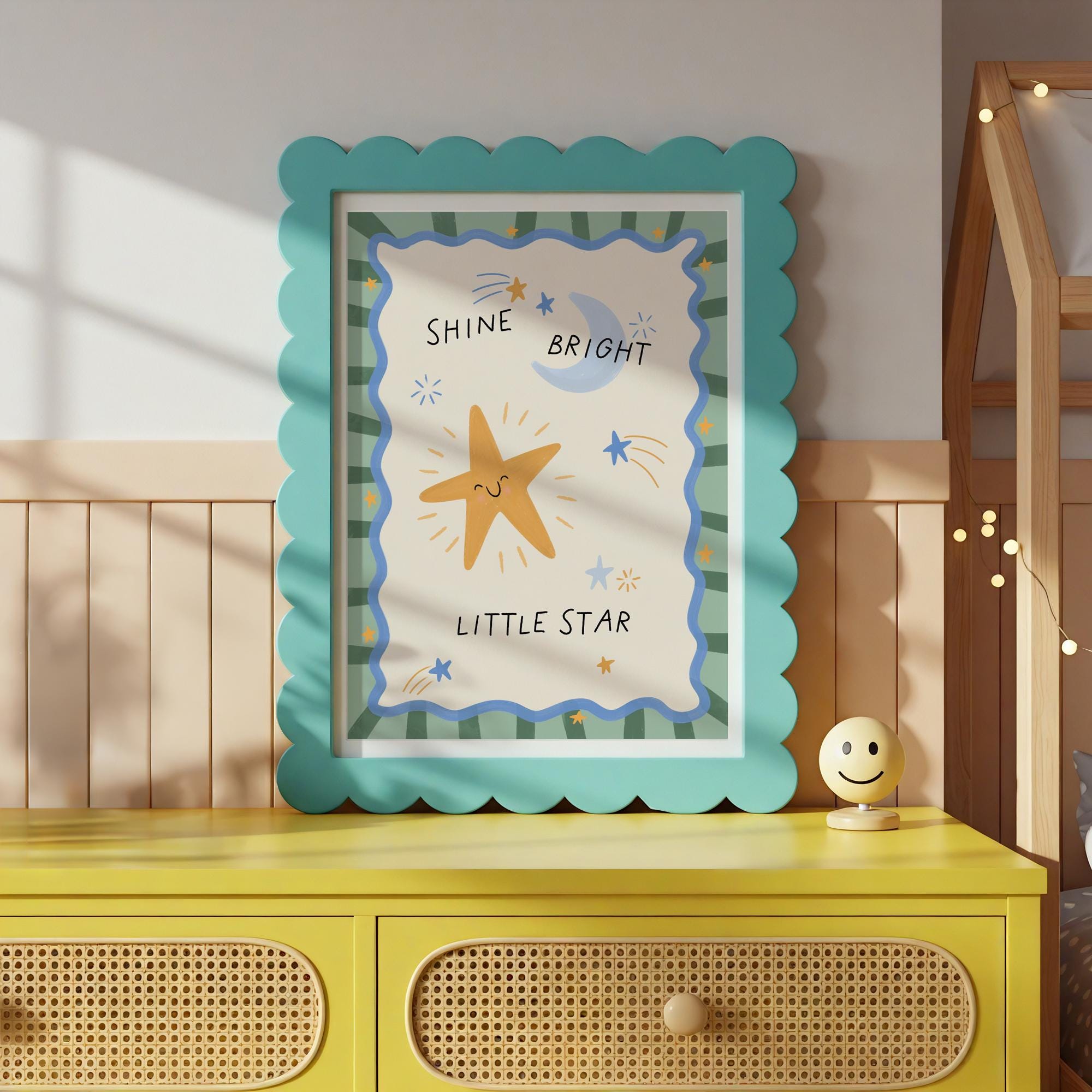 Shine Bright Little Star Print