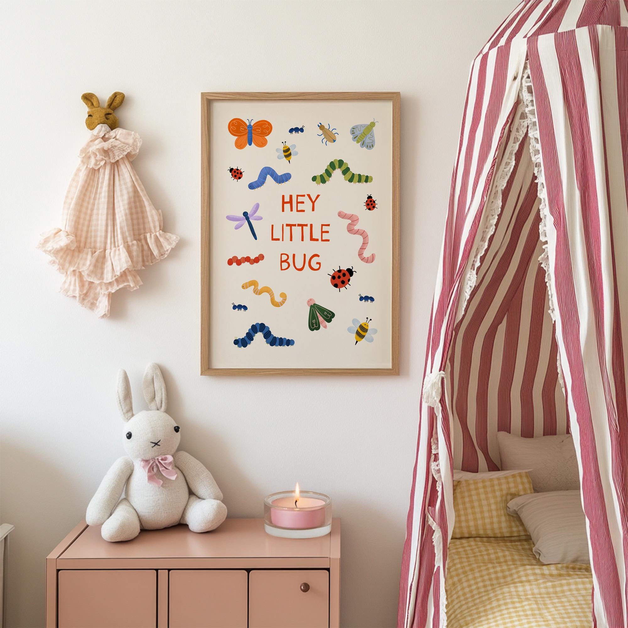 Hey Little Bug Print