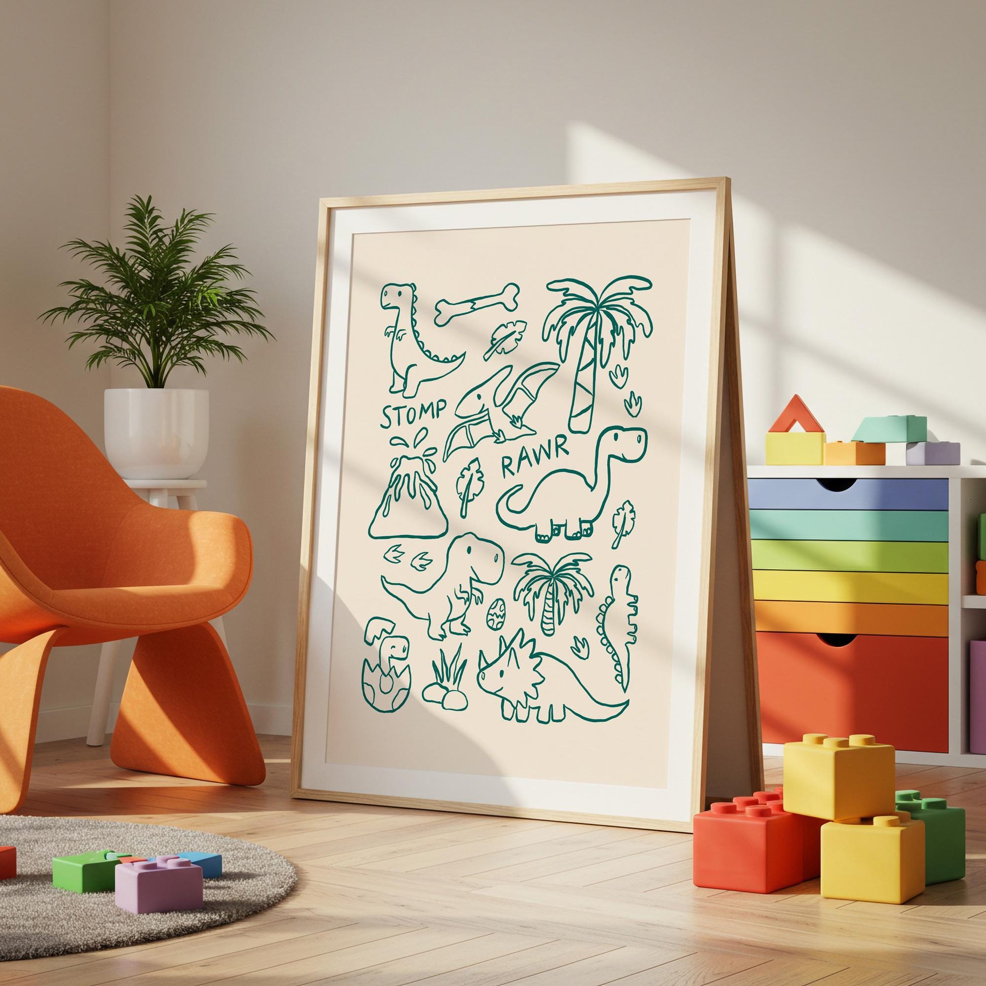 Dinosaur Adventure Print