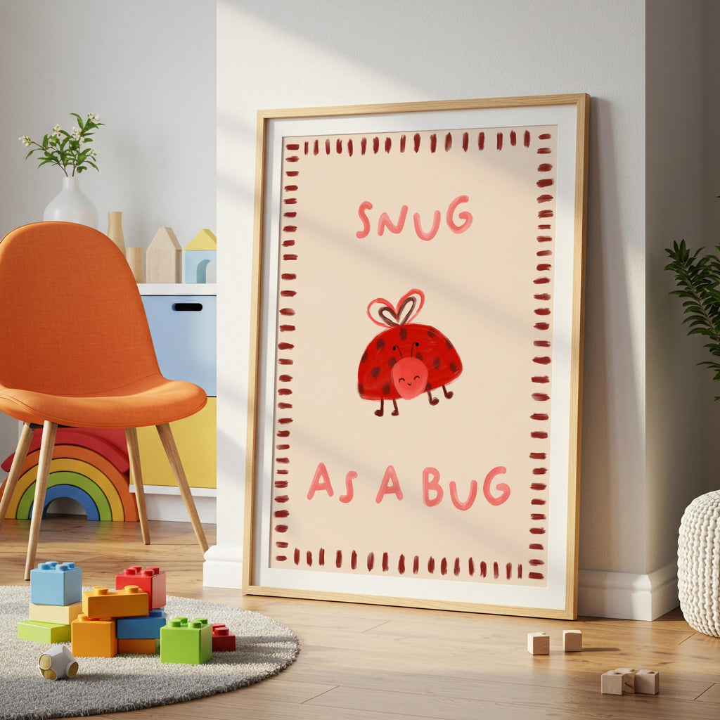 Snug as a Bug Ladybug Print
