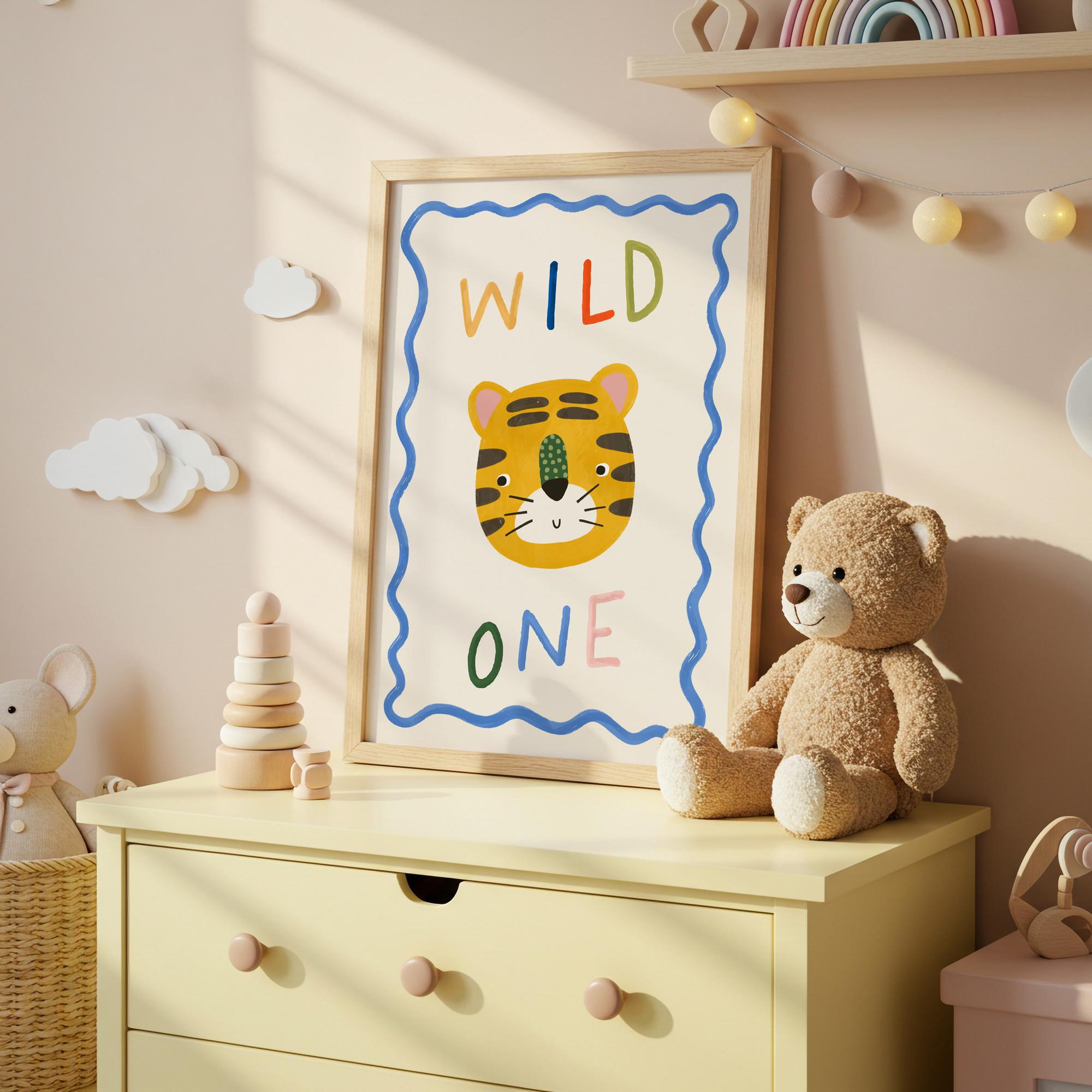 Wild One Tiger Safari Print