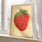 Smiling Strawberry Print