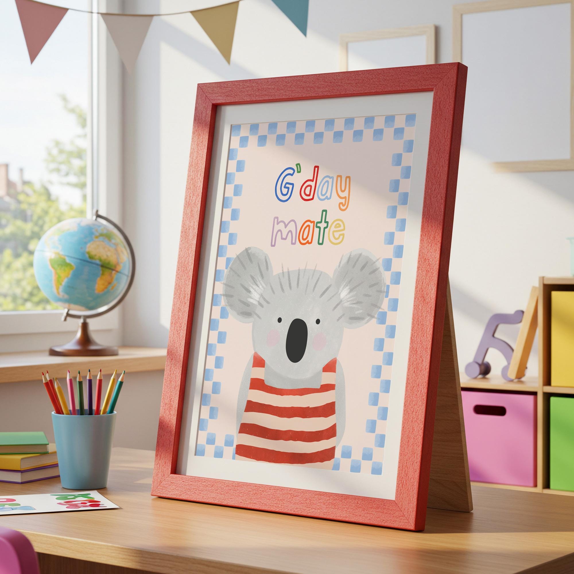G'day Mate Koala Print