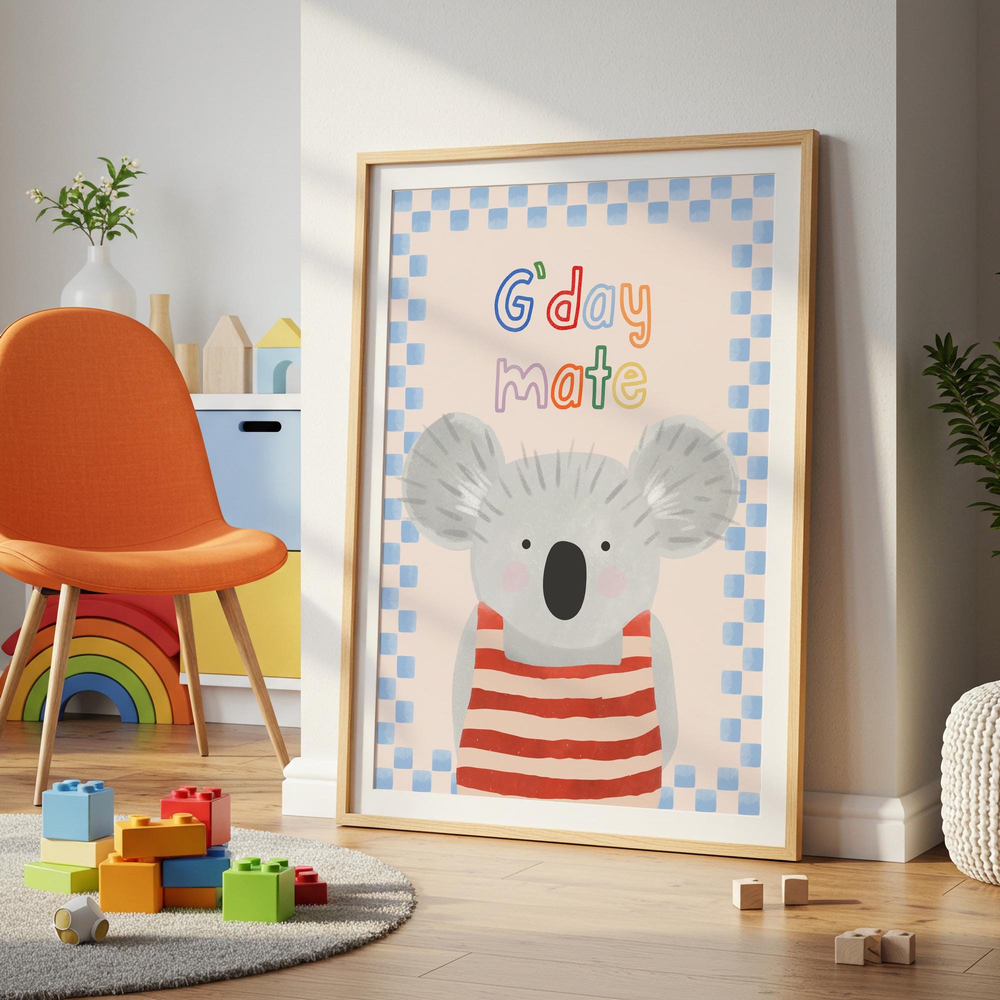 G'day Mate Koala Print