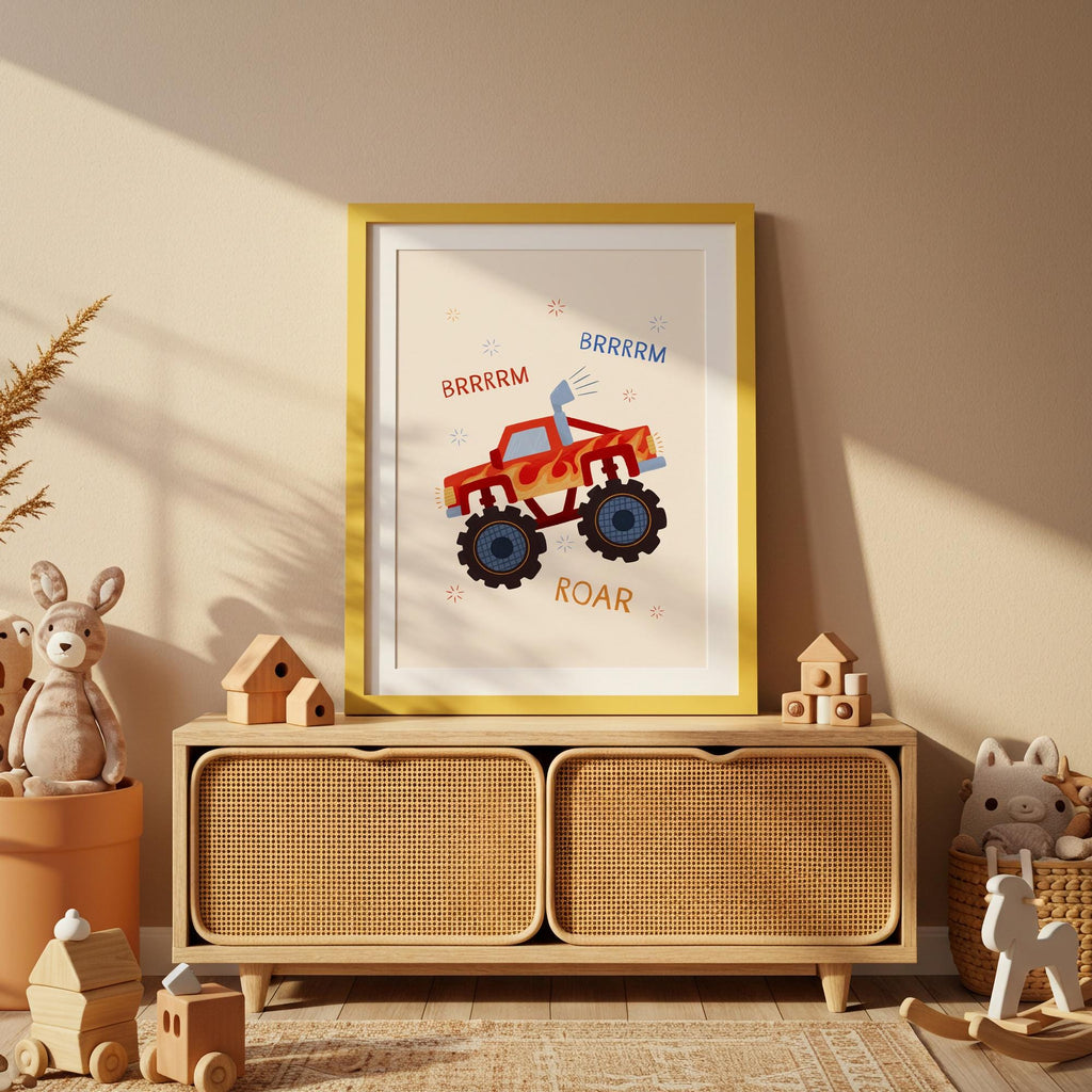 Monster Truck Kids Print