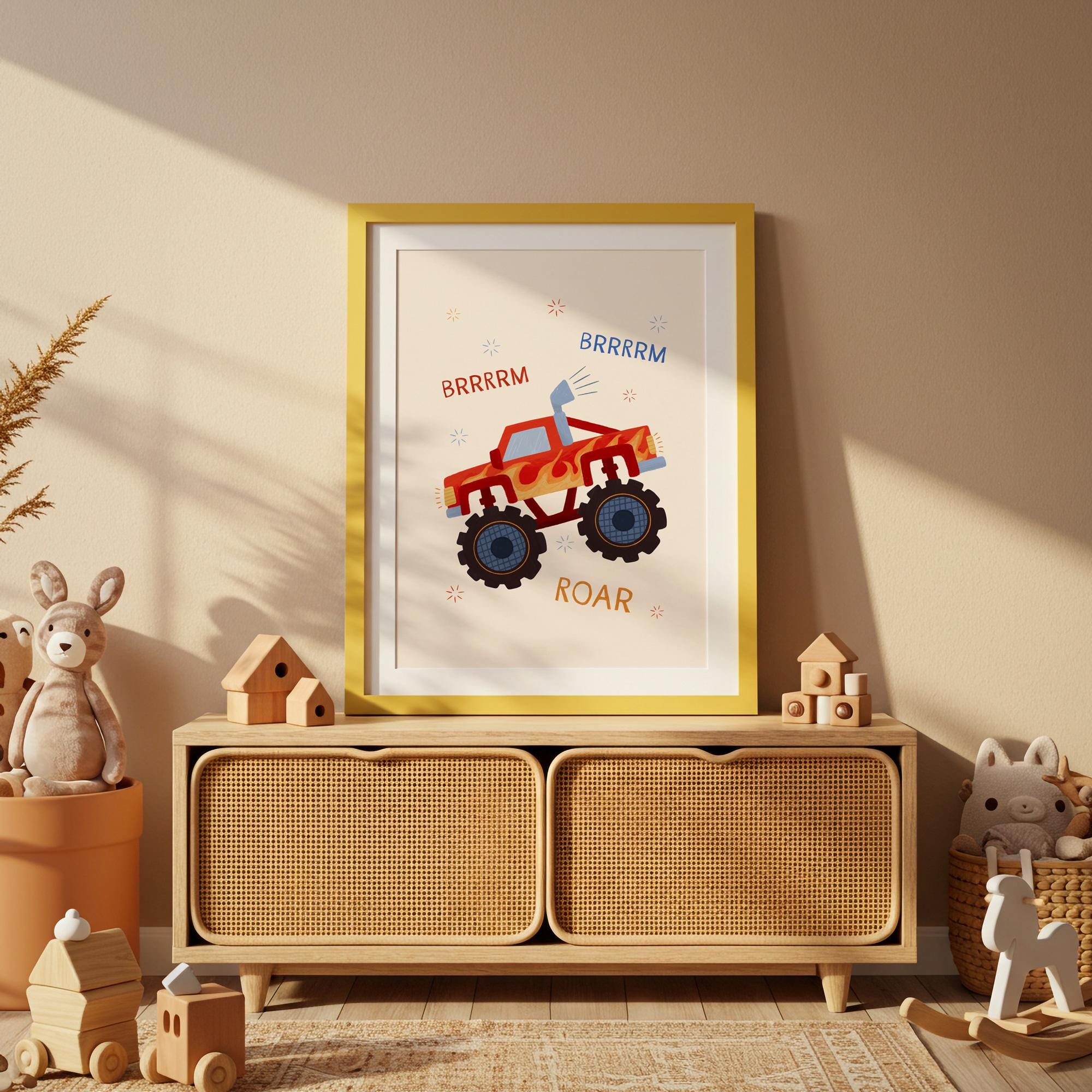 Monster Truck Kids Print