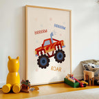 Monster Truck Kids Print