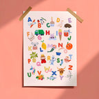 Playful Rainbow ABC Print