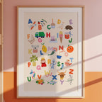 Playful Rainbow ABC Print