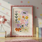Boho Floral Nursery Print