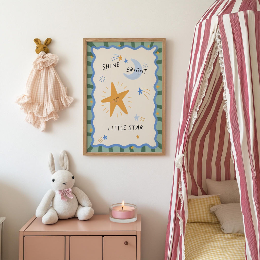 Shine Bright Little Star Print