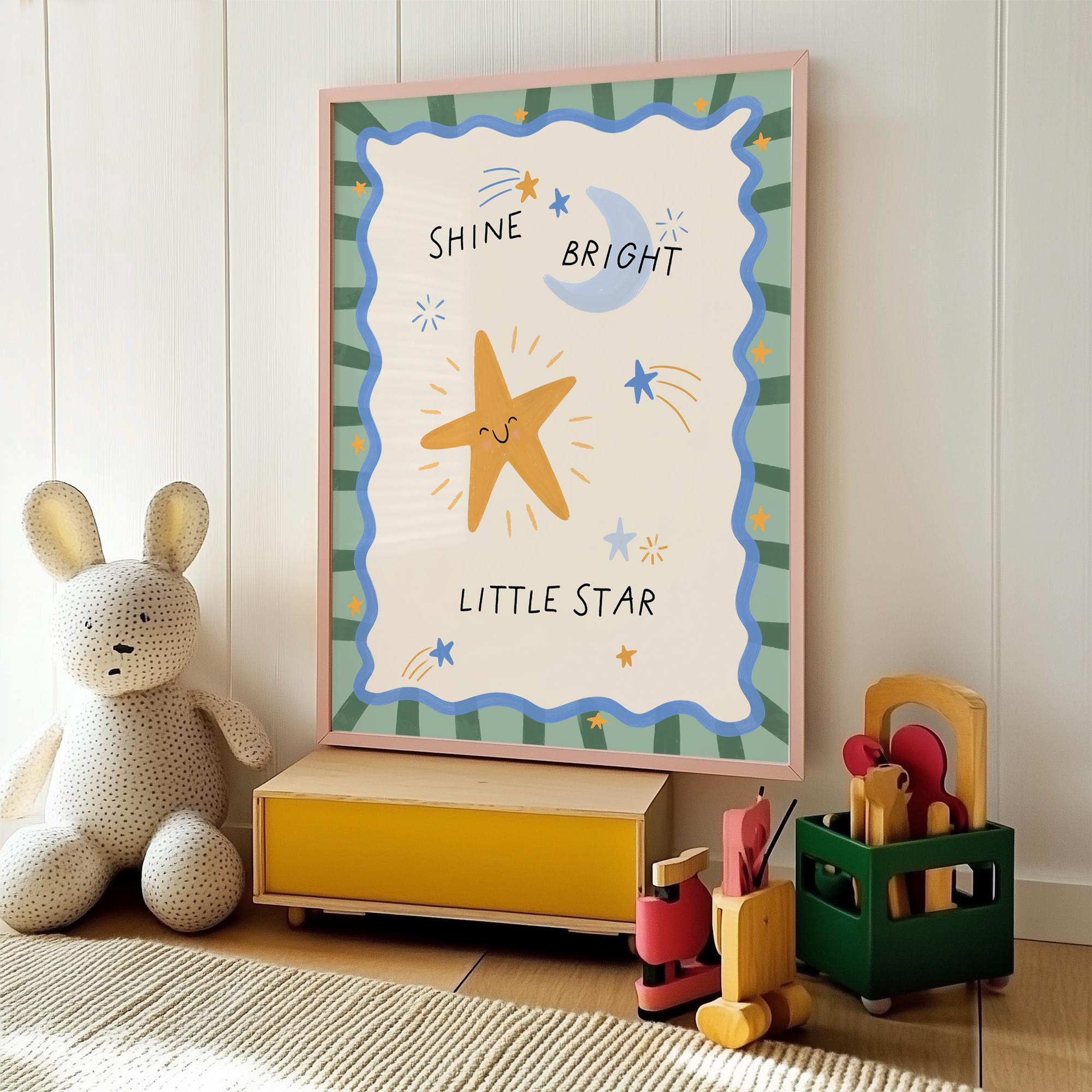 Shine Bright Little Star Print