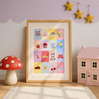 Just Kids Stuff Girl Print