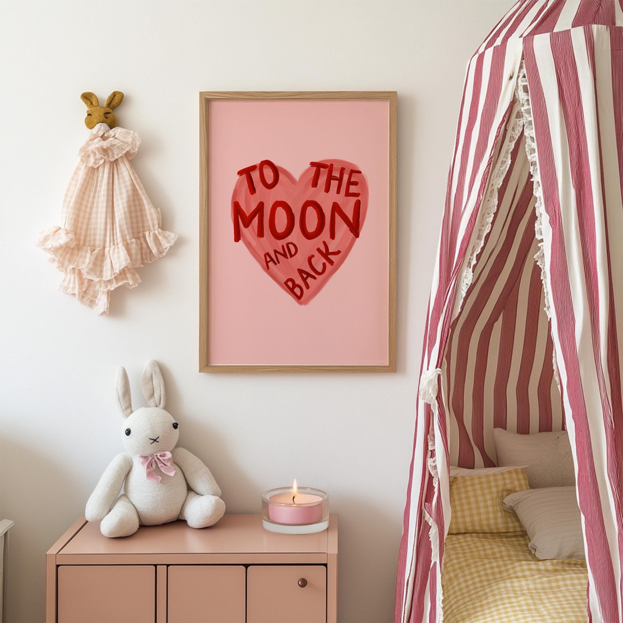 To the Moon Back Print