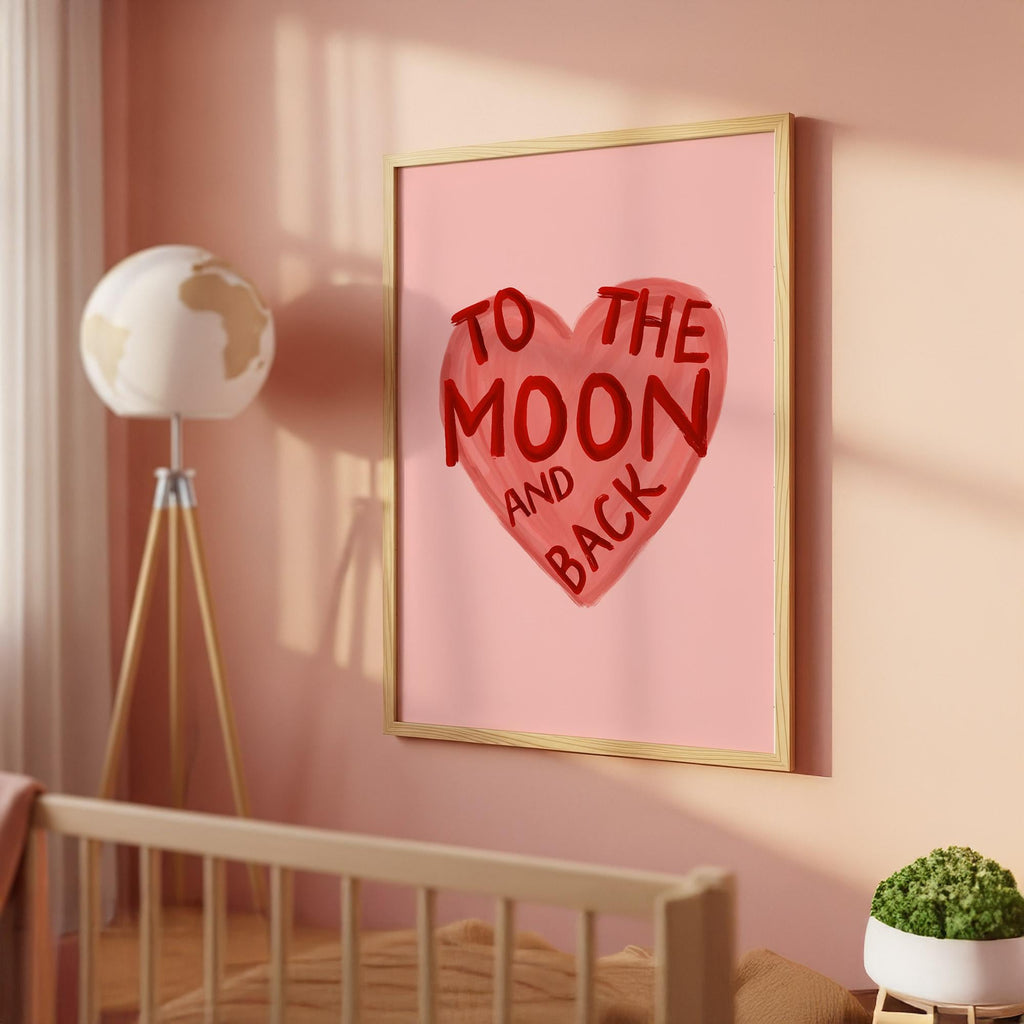 To the Moon Back Print