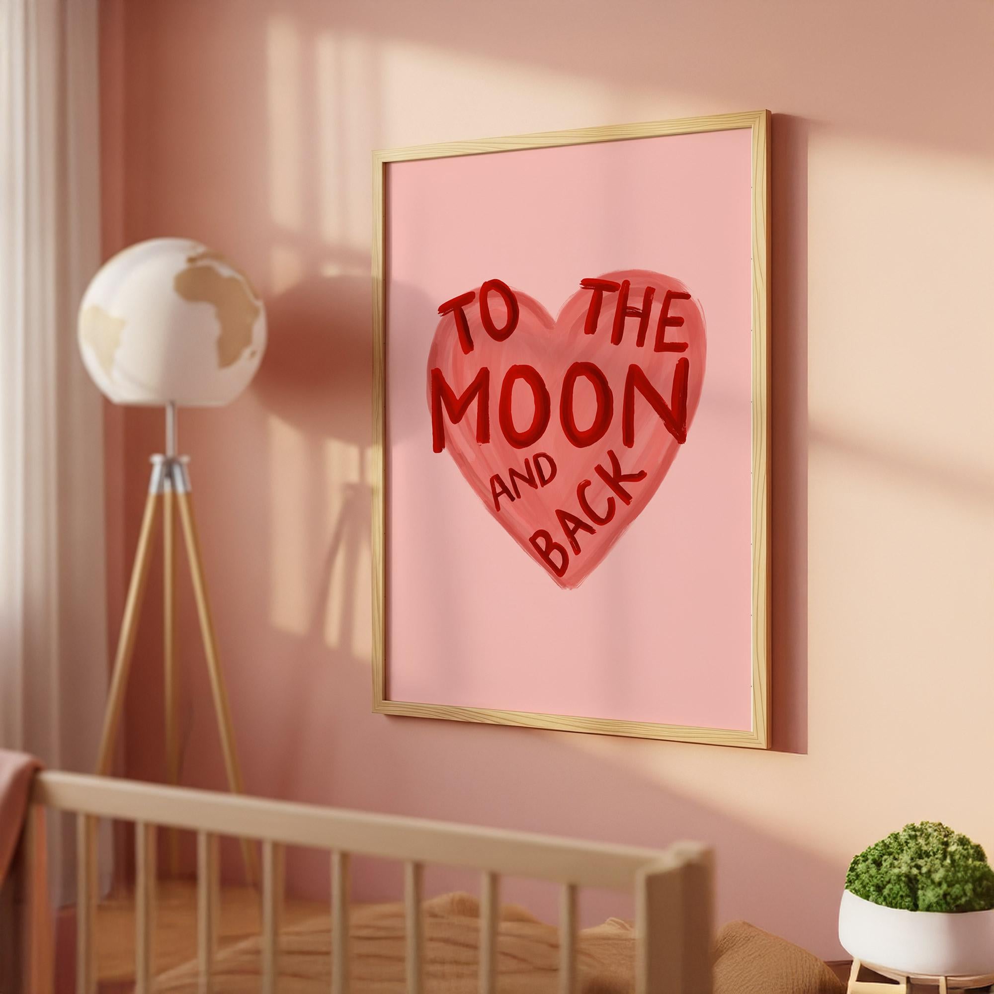 To the Moon Back Print