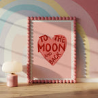 To the Moon Back Print