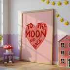 To the Moon Back Print
