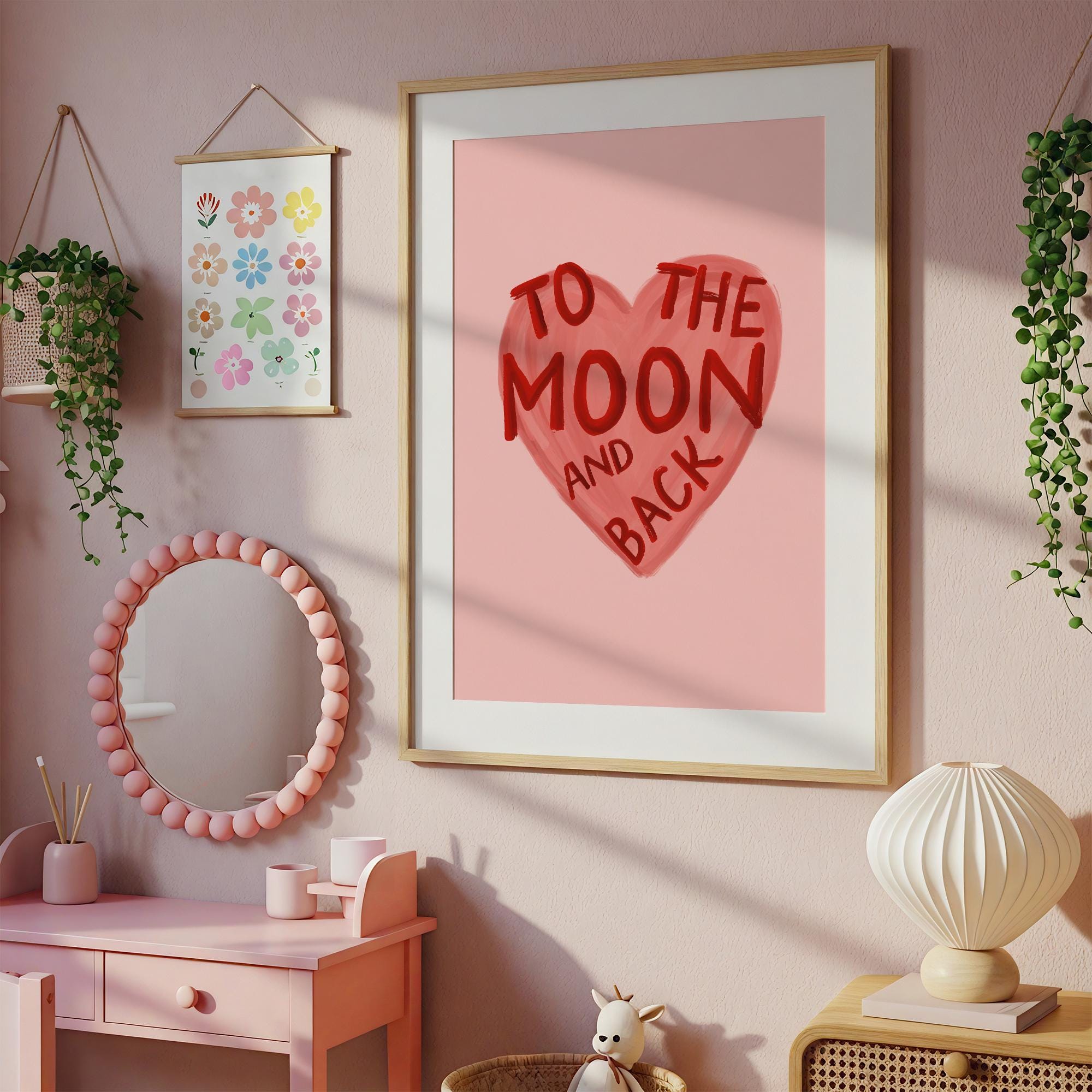 To the Moon Back Print