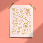 Dinosaur Adventure Print