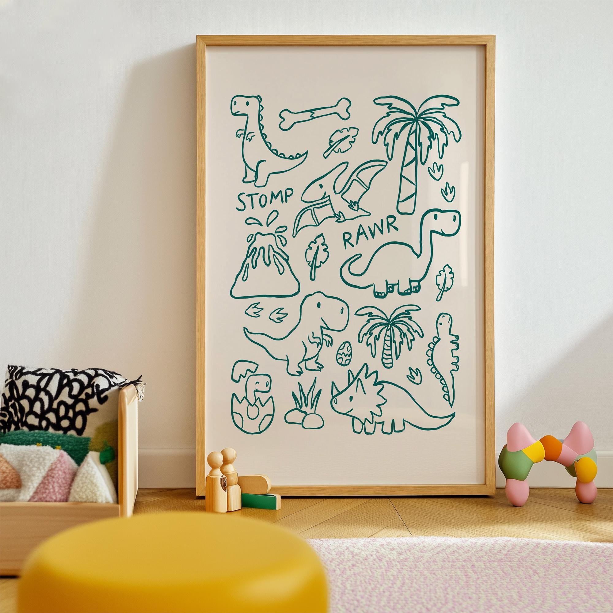Dinosaur Adventure Print
