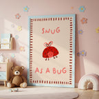 Snug as a Bug Ladybug Print