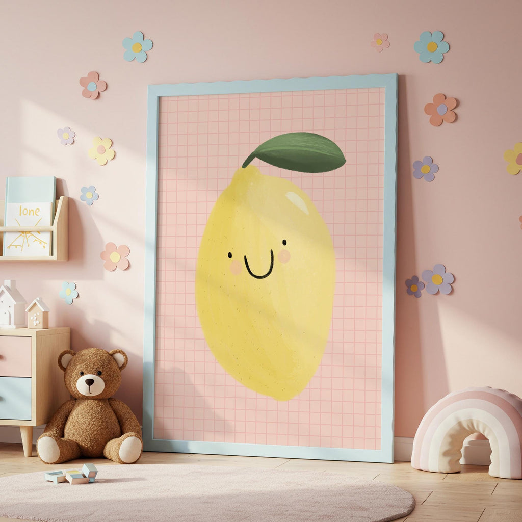 Smiling Lemon Print