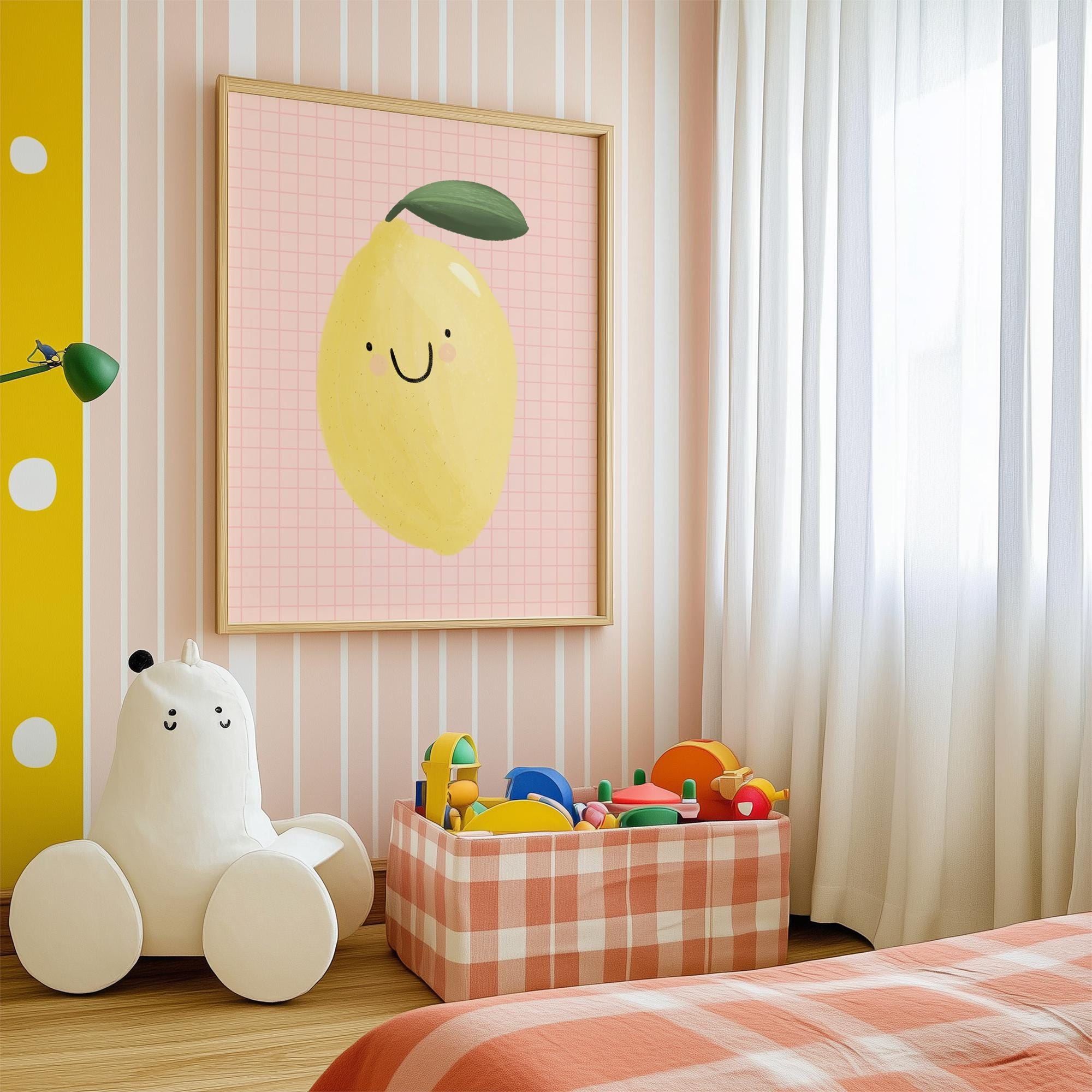 Smiling Lemon Print