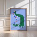 Party Crocodile Print