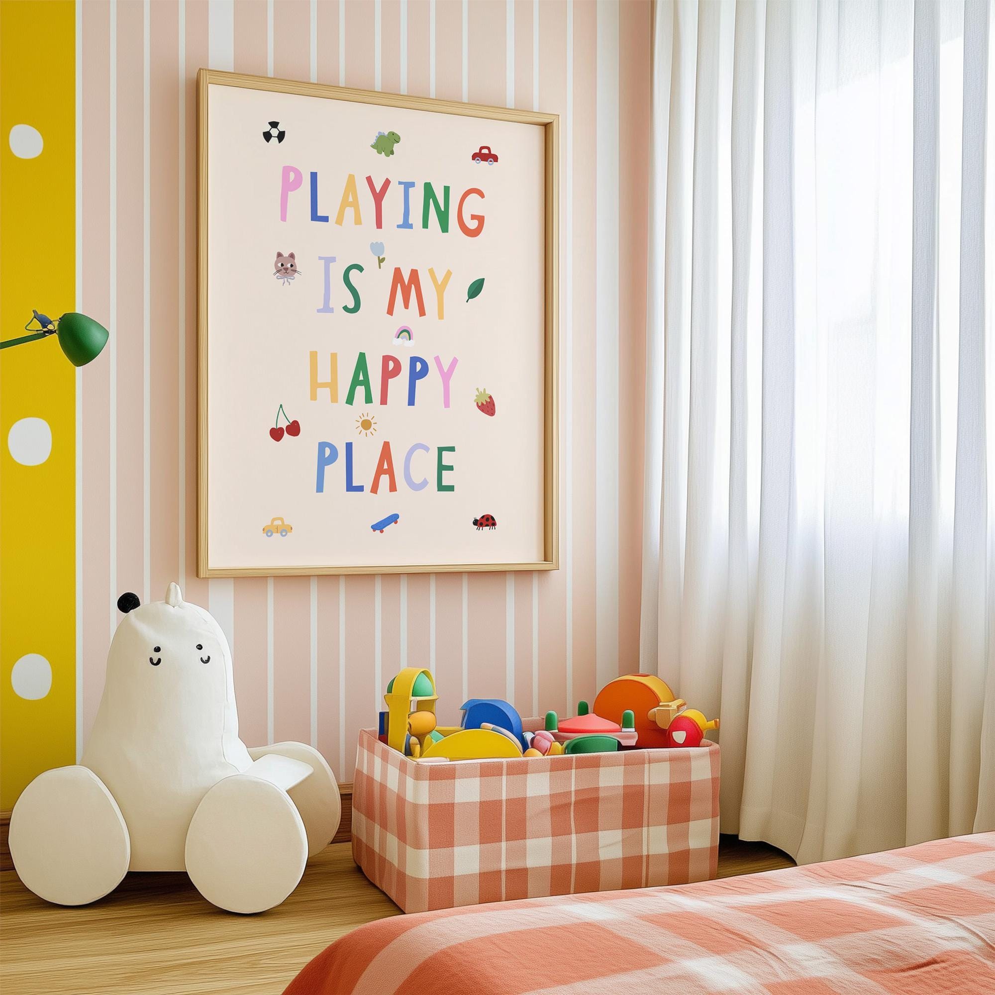 Playing Is My Happy Print