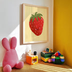 Smiling Strawberry Print