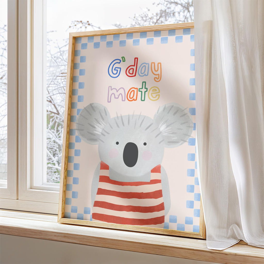 G'day Mate Koala Print