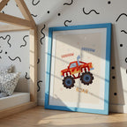 Monster Truck Kids Print