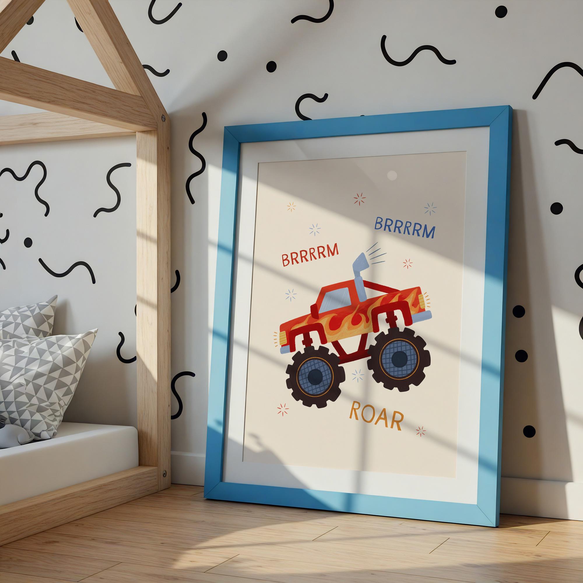 Monster Truck Kids Print