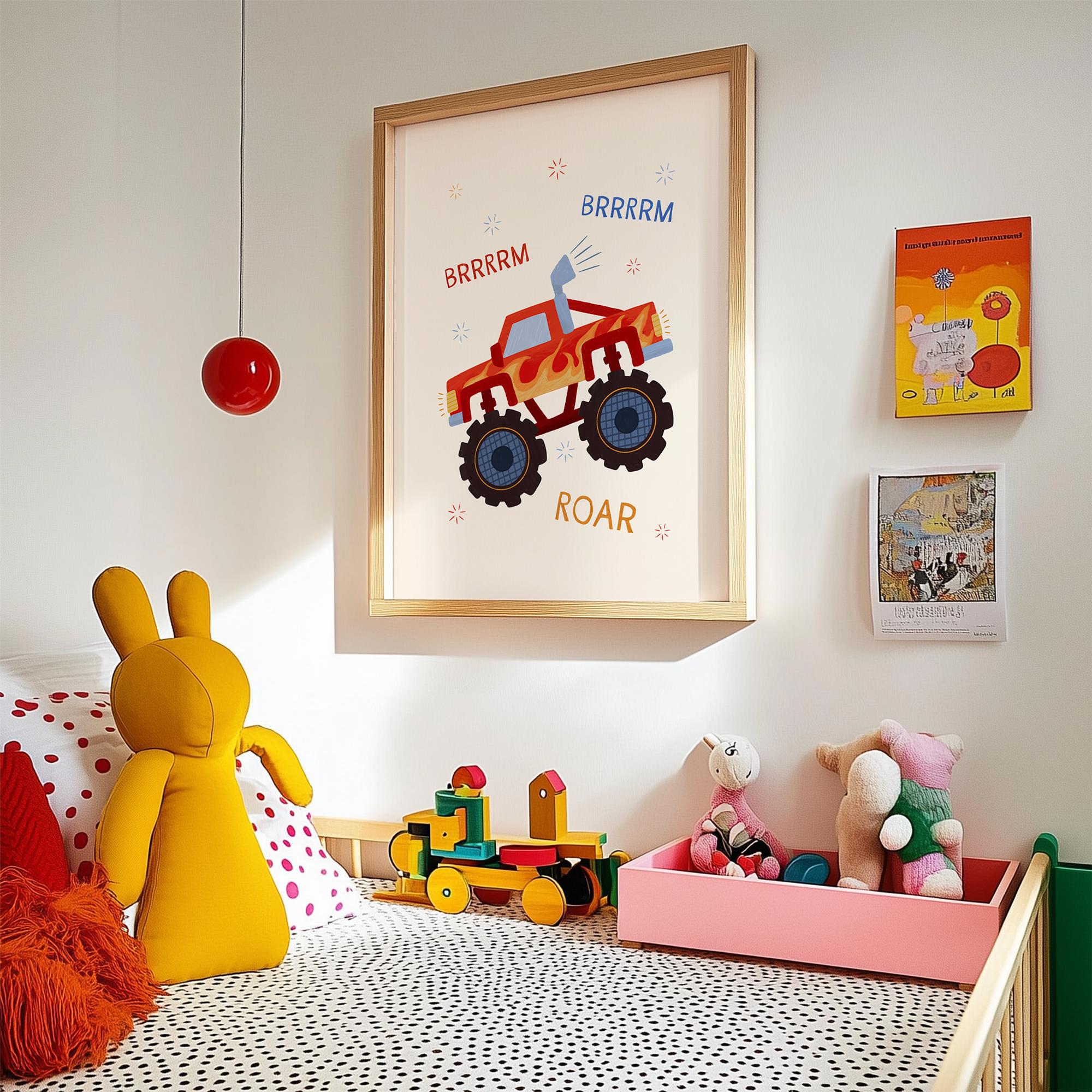 Monster Truck Kids Print