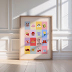 Just Kids Stuff Girl Print