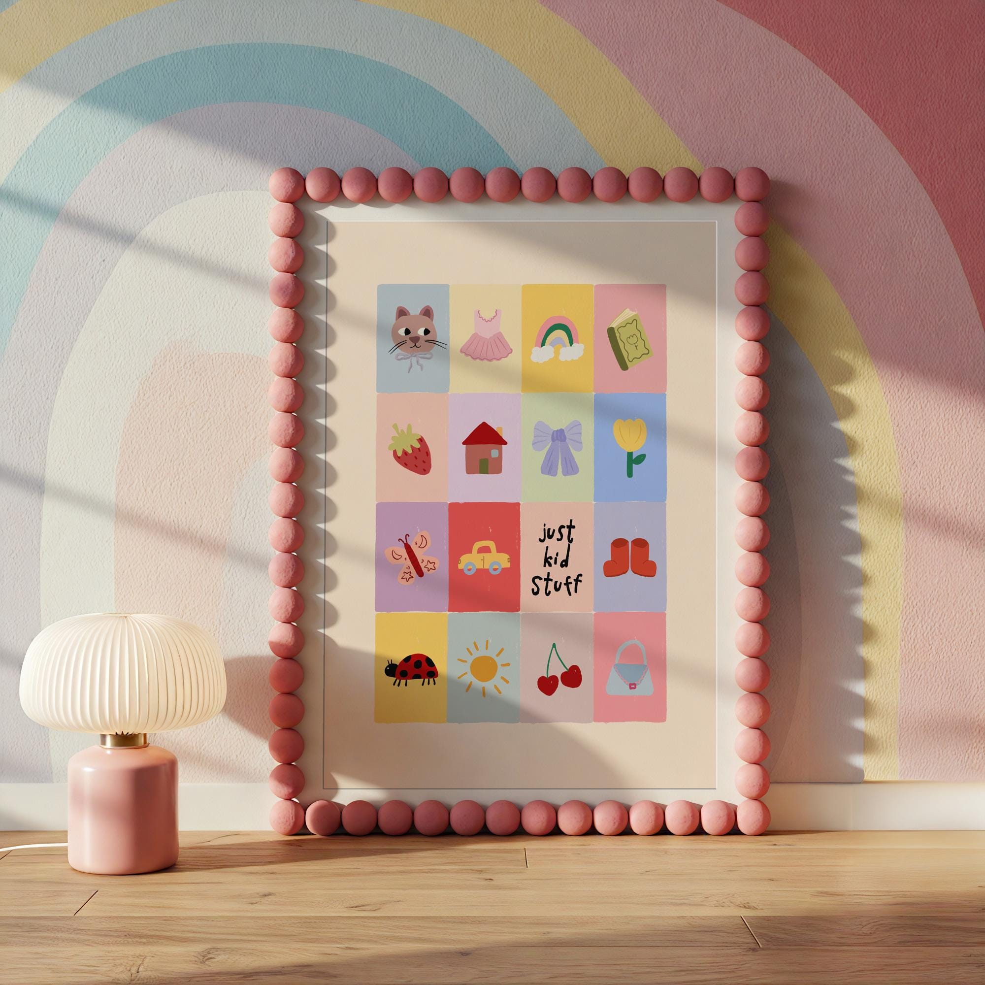 Just Kids Stuff Girl Print
