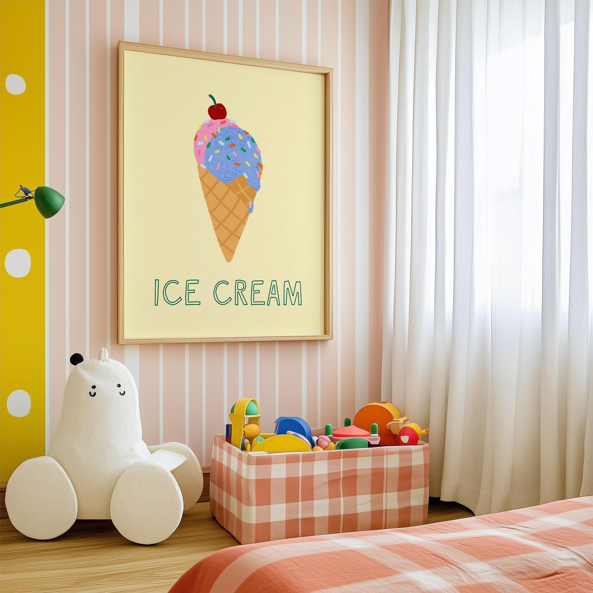 Ice Cream Cone Print