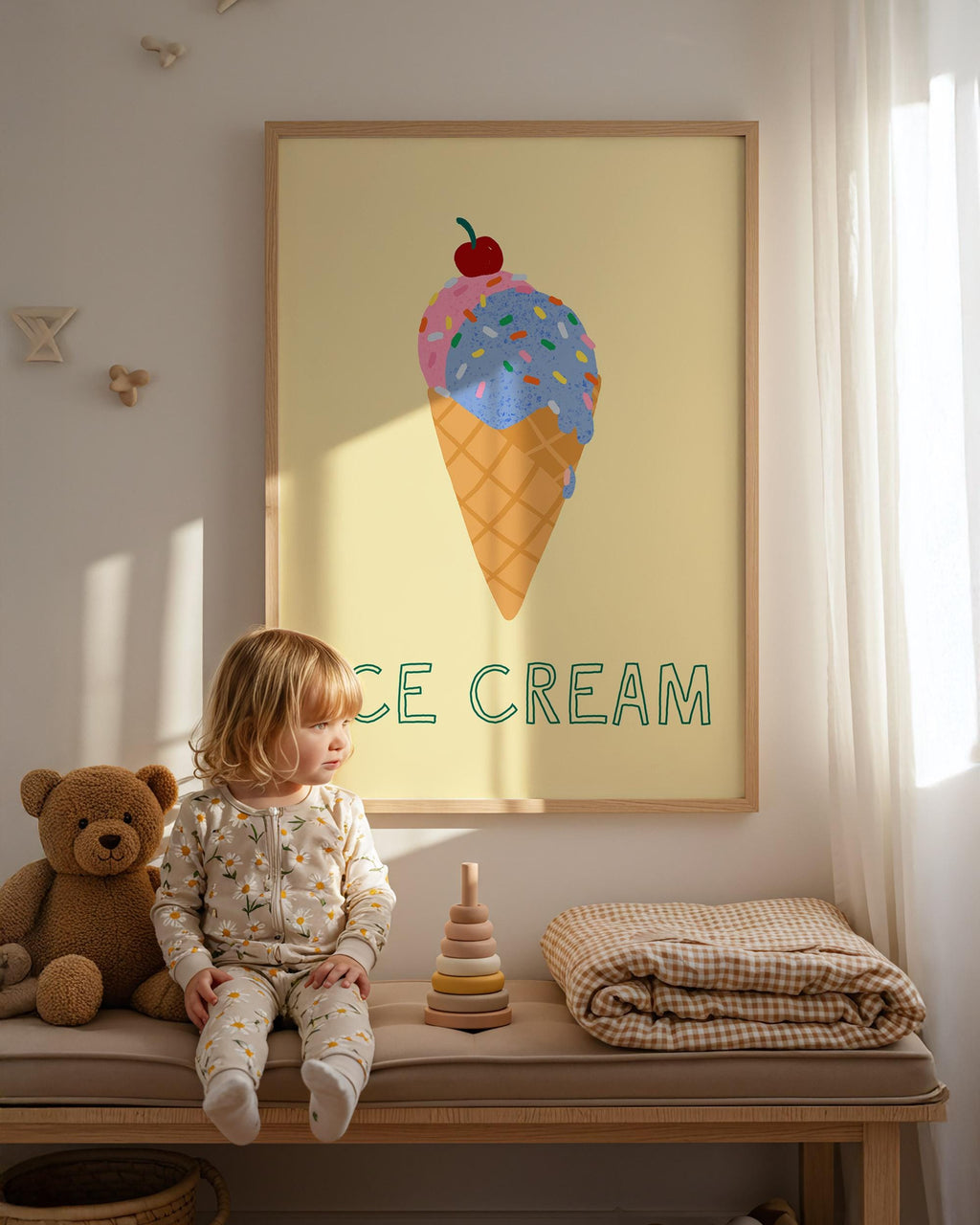 Ice Cream Cone Print