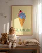 Ice Cream Cone Print