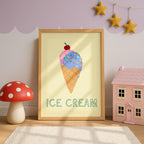Ice Cream Cone Print
