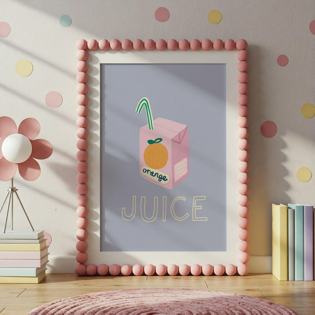 Pink Juice Box Print