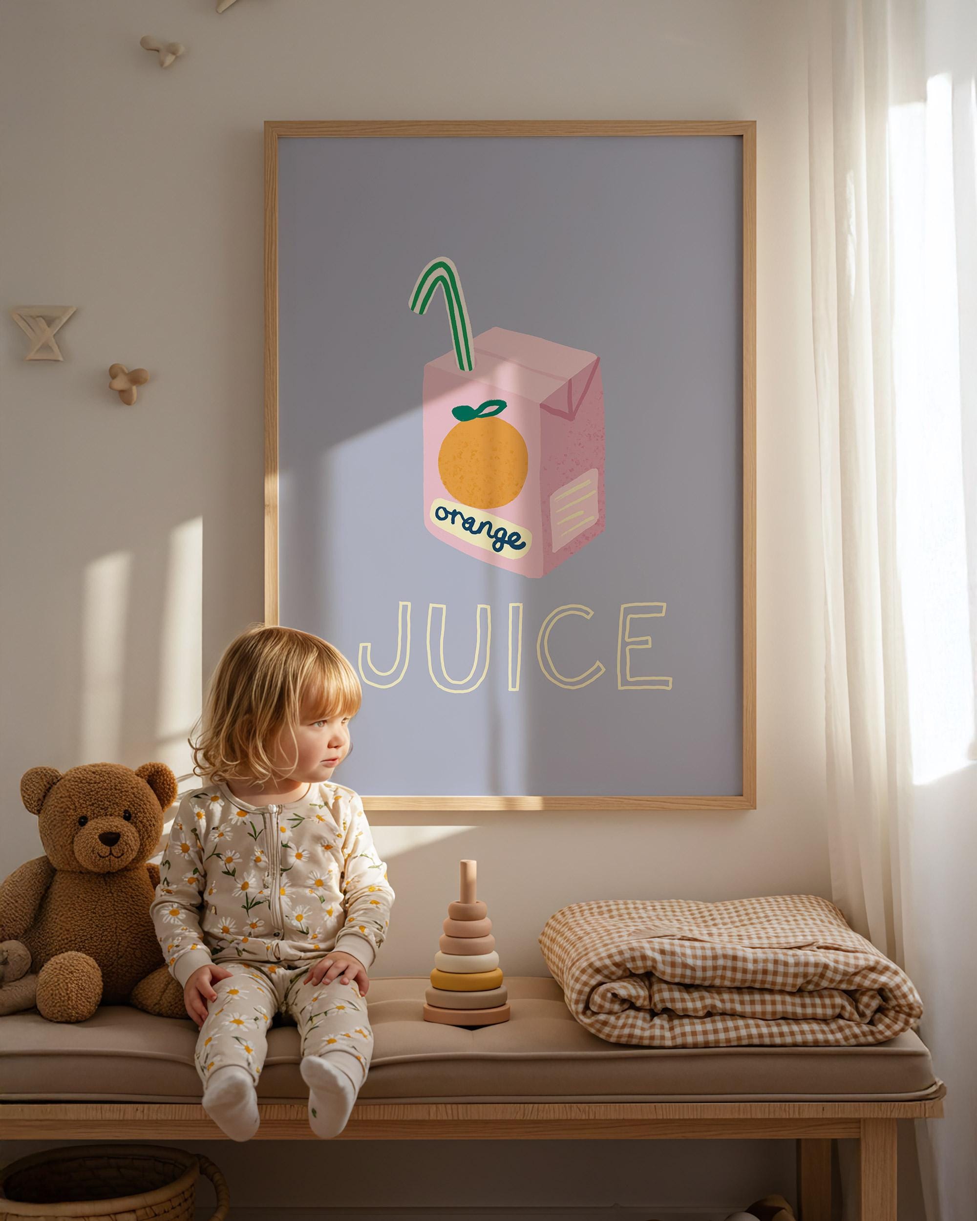 Pink Juice Box Print