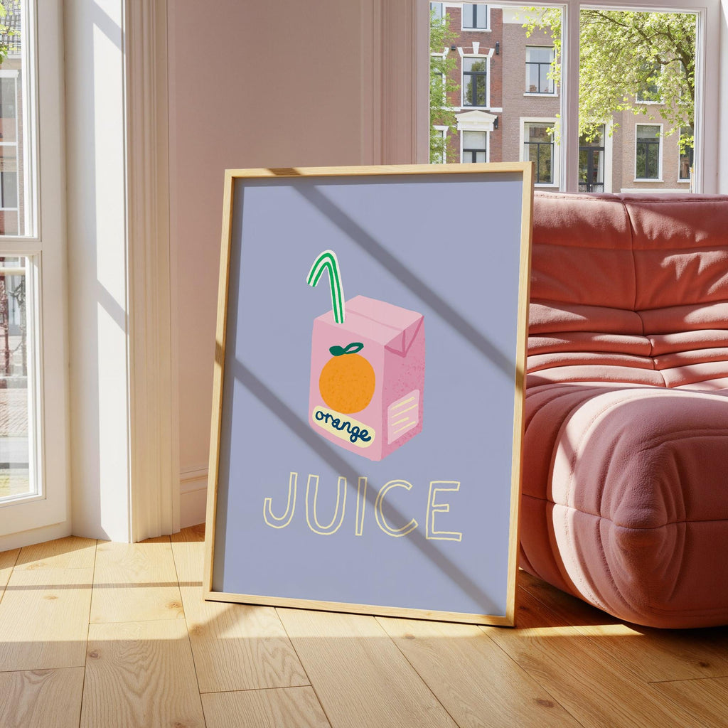 Pink Juice Box Print
