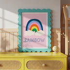 Pink Rainbow Print