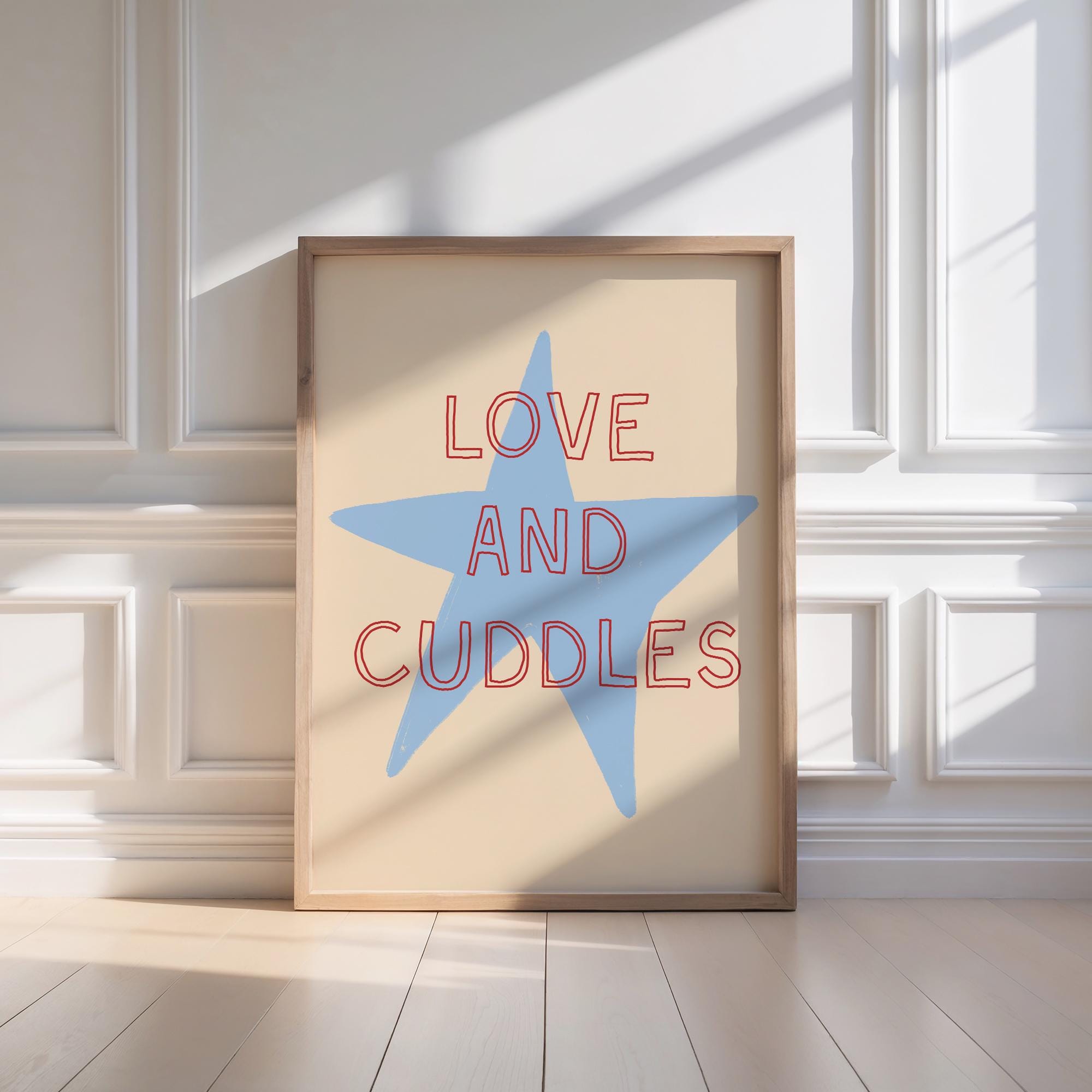 Love and Cuddles Blue Print